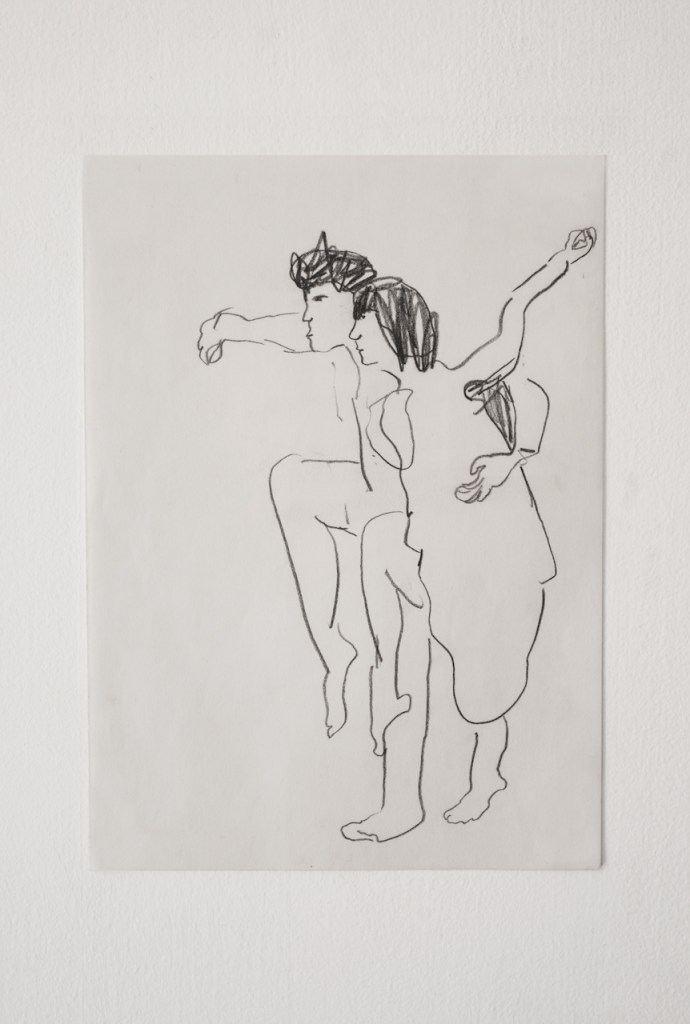 Untitled Bird, 2013, Pencil on paper, 21x30 cm tal gilboa טל גלבוע